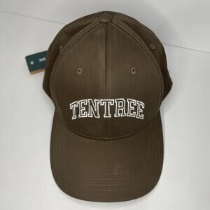 NWT Tentree Vintage Elevation Hat Tentree Logo‎ Embroidery Brown/White SnapBack